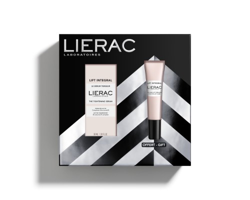 מארז ליפט אינטגרל סרום למתיחה, מיצוק, הידוק והרמה מיידית של העור+ ליפט אינטגרל קרם עיניים מחליק, ממלא, בעל אפקט מיצוק והרמה